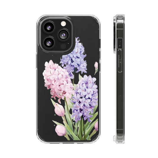 Hyacinth Flowers in Japanese Fresh Style - IPhone Case